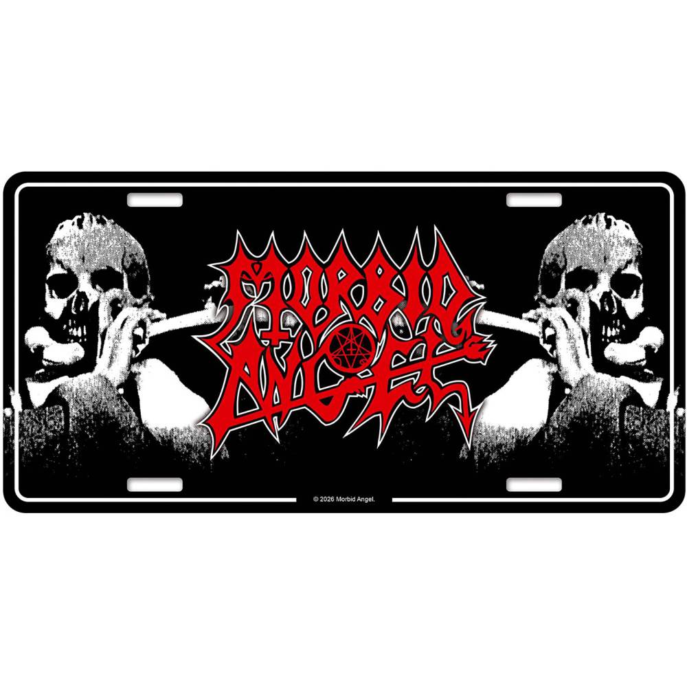 Morbid Angel - Leading The Rats Metallwand Zeichen - Schwarz